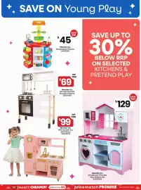 Toymate catalogue Page 5: Wonder Co. Shopkeeper Playset €45,00, Wonder Co. Sweetheart Wooden Play Kitchen Set €129,00