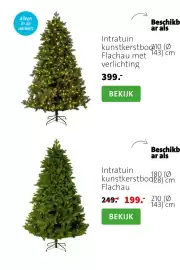 Intratuin folder | Kerst Pagina 15: Intratuin kunstkerstboom Flachau met verlichting €399,00