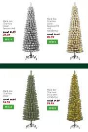 Intratuin folder | Kerst Pagina 28: Black Box Charlton pilaar, besneeuwd met verlichting €49,99