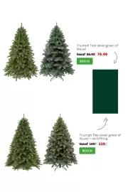 Intratuin folder | Kerst Pagina 6: Triumph Tree Jewel groen blauw + verlichting €159,00, Triumph Tree Jewel €79,99
