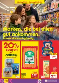 Netto Marken-Discount DE folder week 43 Pagina 16: Miracoli Spaghetti-gericht €2,99, Bärchen Streich €1,49