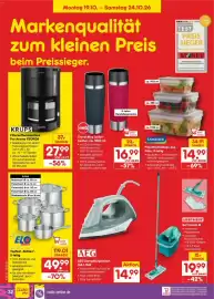 Netto Marken-Discount DE folder week 43 Pagina 42: AEG Dampfbügeleisen SI3-1-2LG €14,99