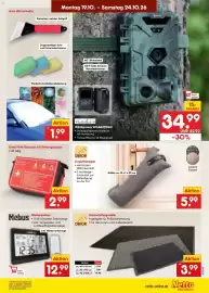 Netto Marken-Discount DE folder week 43 Pagina 45: Mebus Wetterstation €12,99, DEKOR Schmutzfangmatte €3,99