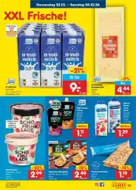 Netto Marken-Discount DE folder week 43 Pagina 53: Gutes Land H-Vollmilch €9,00, Alpenstern Backkäse €2,49