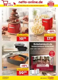 Netto Marken-Discount DE folder week 43 Pagina 69: GOURMETMAXI Schokoladenbrunnen €19,99, Gourmetmaxx popcorn-maschine €17,99