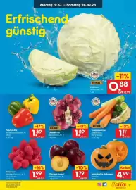 Netto Marken-Discount DE folder week 43 Pagina 7: Heimat Zwiebeln rot €1,29, Pflaumen dunkel €1,79