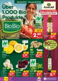 Netto Marken-Discount DE folder week 43 Pagina 8: Naturland Bio Feldsalat €1,29, Naturland Bio Zitronen €1,49