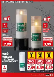 Kaufland gazetka tydzień 42 Strona 16: Wkład parafinowy Angela €3,99, Wkład olejowy Angela €4,49
