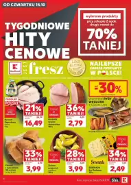 Kaufland gazetka tydzień 42 Strona 10: Wszystkie ryby wędzone z naszej lady, Zielone pepperoni z serkiem €3,99