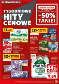 Kaufland gazetka tydzień 42 Strona 2: Żywiec Zdrój Woda źródlana €9,54, Wszystkie parówki pakowane