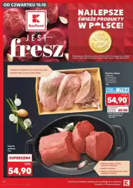Kaufland gazetka tydzień 42 Strona 20: Szynka cielęca €54,90, Ligawa wołowa €54,90