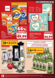 Kaufland gazetka tydzień 42 Strona 3: Pieluchy lub Pieluchomajtki dla dzieci Pampers Premium Care €44,99, Wszystkie Znicze