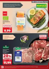 Kaufland gazetka tydzień 42 Strona 33: Stoisko Mięsne Polska karkówka wieprzowa bez kości, w plastrach €11,99