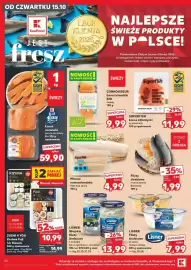 Kaufland gazetka tydzień 42 Strona 34: Zestaw sushi Fuji lub Kizuna Sushi 4 You €10,99, Filety śledziowe w sosie Lisner €7,99