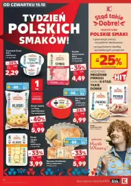 Kaufland gazetka tydzień 42 Strona 40: Wszystkie mrożone pierogi Stąd takie Dobre!, Kluski śląskie Stąd takie Dobre! €3,99