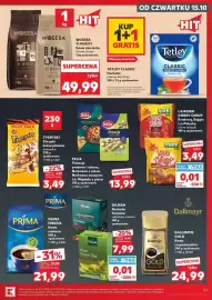 Kaufland gazetka tydzień 42 Strona 47: TETLEY CLASSIC Herbata czarna, Earl Grey, DALLMAYR GOLD Kawa rozpuszczalna €24,99