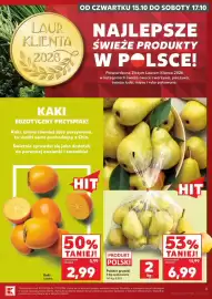 Kaufland gazetka tydzień 42 Strona 5: Kaki €2,99, Polskie gruszki €6,99