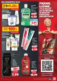 Kaufland gazetka tydzień 42 Strona 52: Artykuły marki Pantene, Garnier Mleczko do ciała €18,99