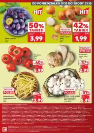Kaufland gazetka tydzień 42 Strona 59: Polska fasolka szparagowa żółta luzem €13,99