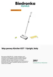 Biedronka gazetka Strona 2: Mop parowy Kärcher KST 1 Upright, biały €399,00