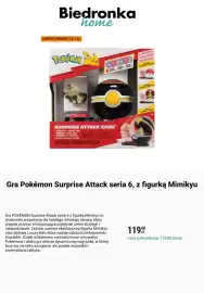 Biedronka gazetka Strona 8: Gra Pokémon Surprise Attack seria 6, z figurką Mimikyu €119,00