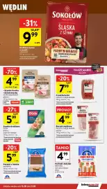 Intermarche gazetka tydzień 42 Strona 15: Szyinka drobiowa DUDA €5,99, Szynka krucha Schab kruchy STARA WĘDZARNIA €4,99