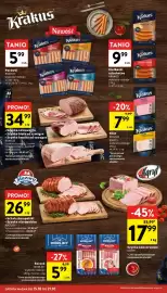 Intermarche gazetka tydzień 42 Strona 16: Szyńka od szwagra KRAKUS €34,99, Filet KRAKUS €7,99