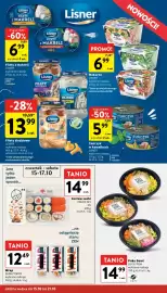 Intermarche gazetka tydzień 42 Strona 18: Poke Bowl LUCKY FISH €14,99, Tuńczyk w kawałkach Lisner €5,99