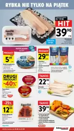 Intermarche gazetka tydzień 42 Strona 19: Ryby mrożone €29,99, Limanda filety 30% glazury €22,99