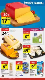 Intermarche gazetka tydzień 42 Strona 20: Mleko zagęszczone GOSTYŃ niestłodzone €9,99, Ser Brie z orzechami President €49,99