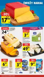 Intermarche gazetka tydzień 42 Strona 20: Mleko zagęszczone GOSTYŃ niestłodzone €9,99, Ser Brie z orzechami President €49,99