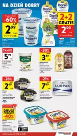 Intermarche gazetka tydzień 42 Strona 21: Activia Fibre €5,99, Müller milch Shake €3,49