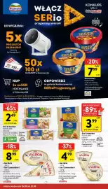 Intermarche gazetka tydzień 42 Strona 22: Ser kremowy Hochland €3,99, Ser Brie i Ser Camembert VALBON €4,99