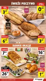 Intermarche gazetka tydzień 42 Strona 23: Bagietka wieloziarnista NOWEL €3,49, Bajgle DAN CAKE Classic €6,99