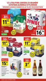 Intermarche gazetka tydzień 42 Strona 32: Piwo Harnaś jasne pełne €11,96, Piwo TATRA jasne pełne €11,00