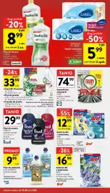 Intermarche gazetka tydzień 42 Strona 36: Kapsułki do prania Ariel €33,99, Płyn do prania Perwoll €29,99