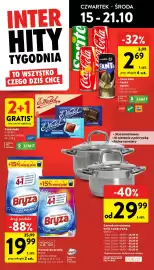 Intermarche gazetka tydzień 42 Strona 6: Prosze do prania Bryza €19,99, Coca-Cola, Fanta, Sprite €2,69