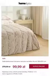 Home&You gazetka tydzień 42 Strona 6: Jednokolorowa futrzana narzuta na łóżko Atumi 180x200 cm €99,99