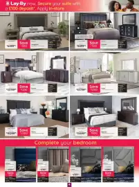 Bradlows catalogue Page 4: Santos 2 Piece Bedroom Suite €13.799,95, Houghton Headboard & Pedestals €6.499,95