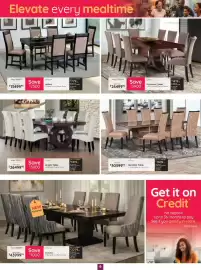 Bradlows catalogue Page 6: Knight Table + 8 Knight Dining Chairs €26.499,95