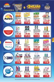 Encarte Assaí Atacadista semana 42 Página 2: Omo - lava-roupas liquido fragrancias €43,59, Flor - sabonete suave de ype €1,59