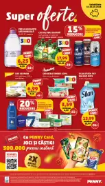 Catalog Penny săptămâna 42 Pagină 24: Perla Harghitei apă minerală €6,25, Silan fresh sky balsam rufe €13,99