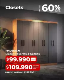 Catálogo Easy Página 1: Closet 8 puertas 4 cajones €109.990,00