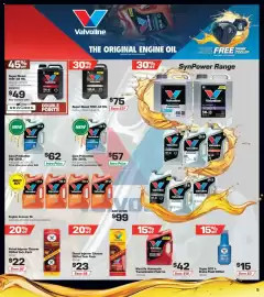 Repco catalogue Page 5: Valvoline Core Protection 0W-20 €62,00, Valvoline Diesel Injector Cleaner €23,00