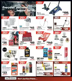 Repco catalogue Page 8: Repco Oil Filter Wrench Set €140,00, Repco Drain Plug Key Set €60,00