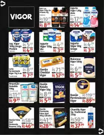 Catálogo Supermercado Dalben semana 42 Página 15: Queijo ralado vigor €5,99, Requeijão Danubio €9,69