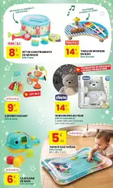 Catalogue Stokomani page 11: Infantino - tapis d'eau océan €5,98, Infantino - coffret hochet €9,62