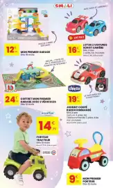 Catalogue Stokomani page 14: Mon - coffret premier garage avec 2 véhicules €24,99, Chicco - johnny coupe radiocommandé €19,99