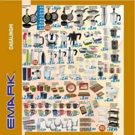 Volantino Supermercati Emark Pagina 10: Borraccia termica smart €4,99, Set bicchieri €2,99