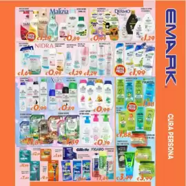 Volantino Supermercati Emark Pagina 3: HICH BAGNO SOUMA KIS Malizia Malizia MINTA 200MLASE Malizi Mali Malizia Malizia Make